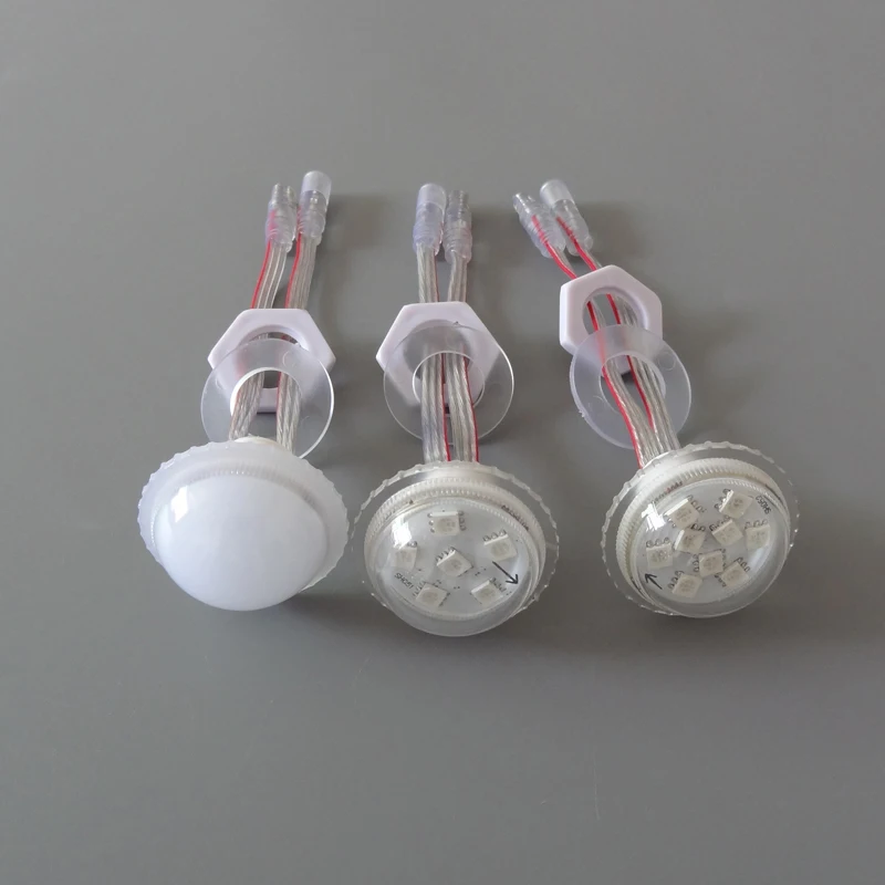 38mm 6LEDs 9LEDs UCS1903 led pixel light smd 5050 magic smart rgb module 12v digtal lamp diameter waterproof IP68 | Освещение