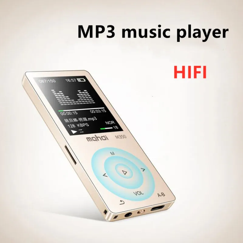 Новый металлический bluetooth MP3 плеер 8 Гб Встроенный динамик fm радио Электронная