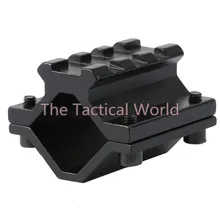 Тактический охотничий Универсальный Регулируемый 20-30 мм ствол кронштейн для прицела лазерный фонарик прицел для 20 мм Пикатинни Вивер RailsRifle