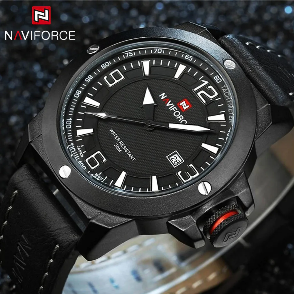 

Top Luxury Brand NAVIFORCE Men Sport Watches Mens Quartz Analog Male Clock Man Military Waterproof Wrist Watch relogio masculino