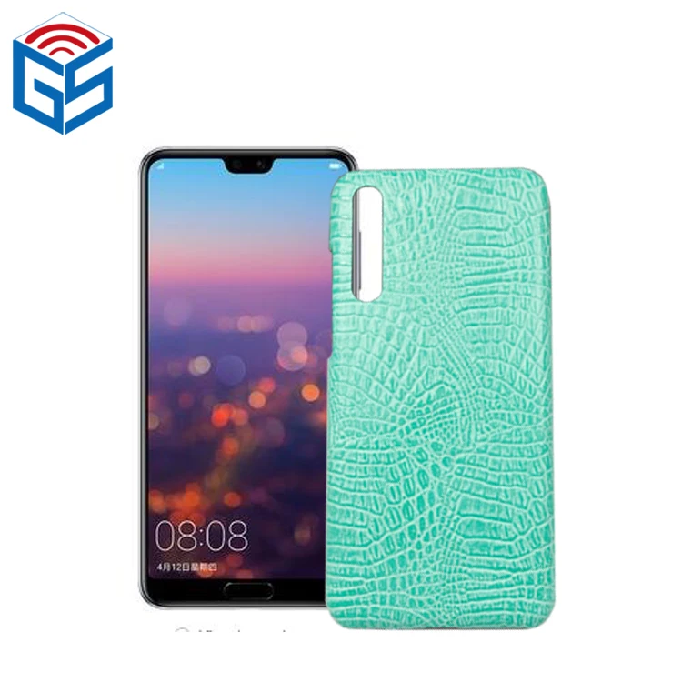 Для huawei P20 Pro Lite Nova 3E Роскошные Крокодил зерна искусственная кожа Жесткий PC