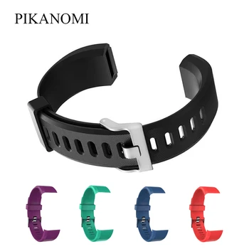 

115 Plus Smart Wrist Strap Silicone Replacement Smart Wristband Strap Adult Children Smart Accessories For Smart Bracelet Strap