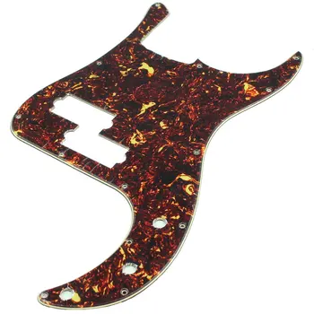 

10X Wholesale Cool Dark Red Flame Pattern 3 Ply Pickguard Scratch Plate For P Bass Guitar Part