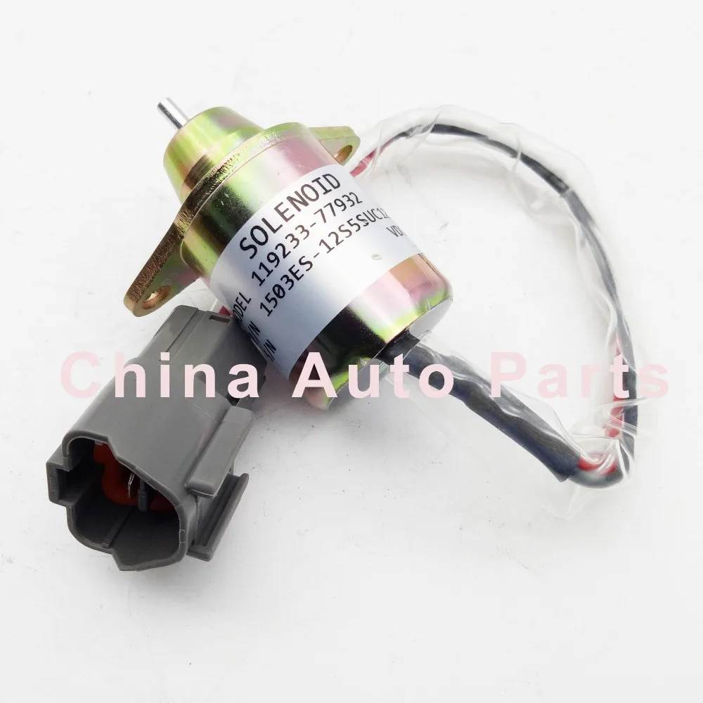 Электромагнитный стоп сигнал 1503ES 12S5SUC12S 119233 77932 12 вольт|solenoid|solenoid voltsolenoid yanmar |