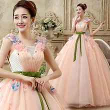 Новое поступление дешевые пышные платья бальное платье розовые плиссированные нежные платья vestito Quinceanera