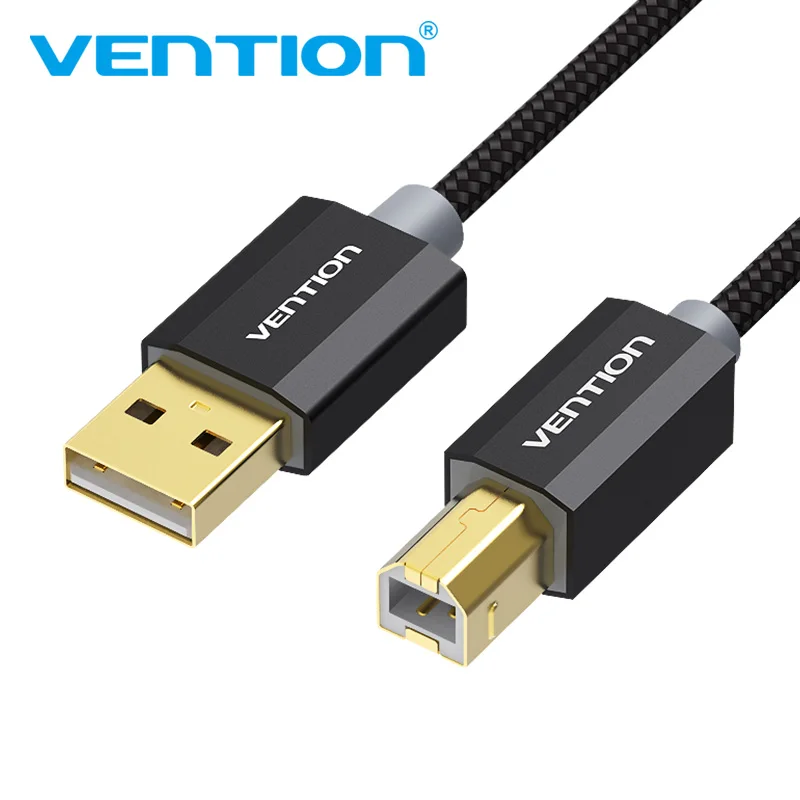 

Vention USB 2.0 Printer Cable Type A Male to B Male Scanner Sync Data Charger Cord Gold Plated Cable For HP Printer USB2.0 Cable