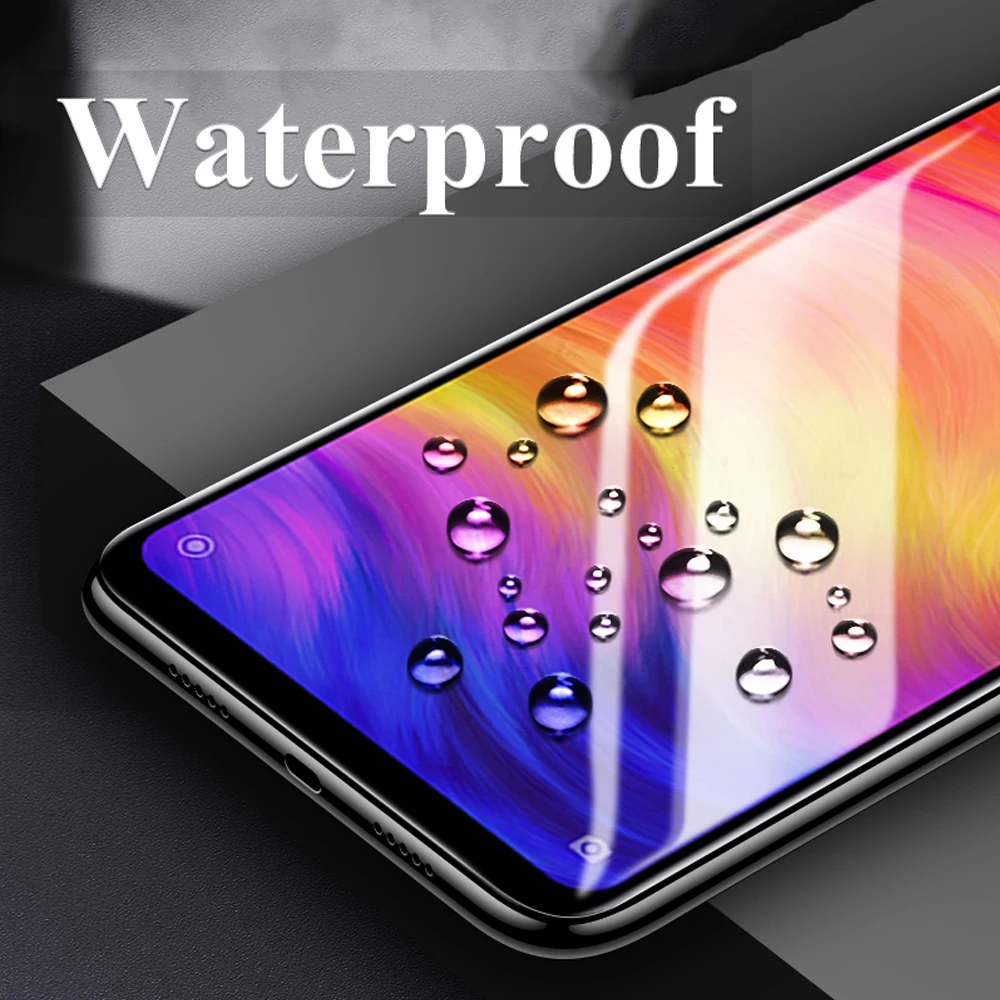 Защитное стекло закаленное 9D для Redmi k20 Note 7 6 Pro 6A xiaomi pocophone F1 mi 9t 9 8 a2 lite 6x|Защитные