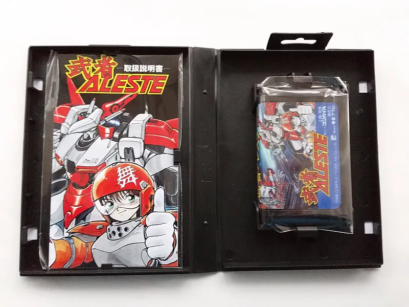 Caixa + Manual + Cartucho!! Jogo Aleste Musha Japão Versão!! Md: - Image 3