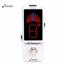 Donner DT Deluxe Guitar Chromatic Tuner Pedal for Electronic Guitar Bass