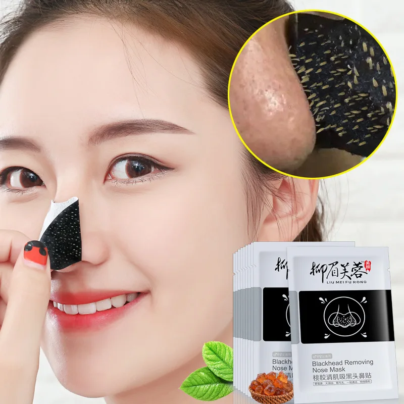 

10 Pcs Face Nose Blackhead Remover Mask Deep Cleansing Skin Acne Treatment Pore Strip Black Mask Peeling Nasal Stick Tools