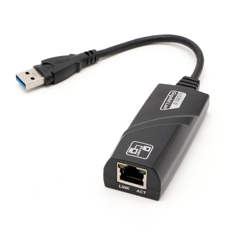 USB 3,0 до 10/100/1000 Gigabit RJ45 Ethernet Сетевая карта 1000 Мбит/с для ПК