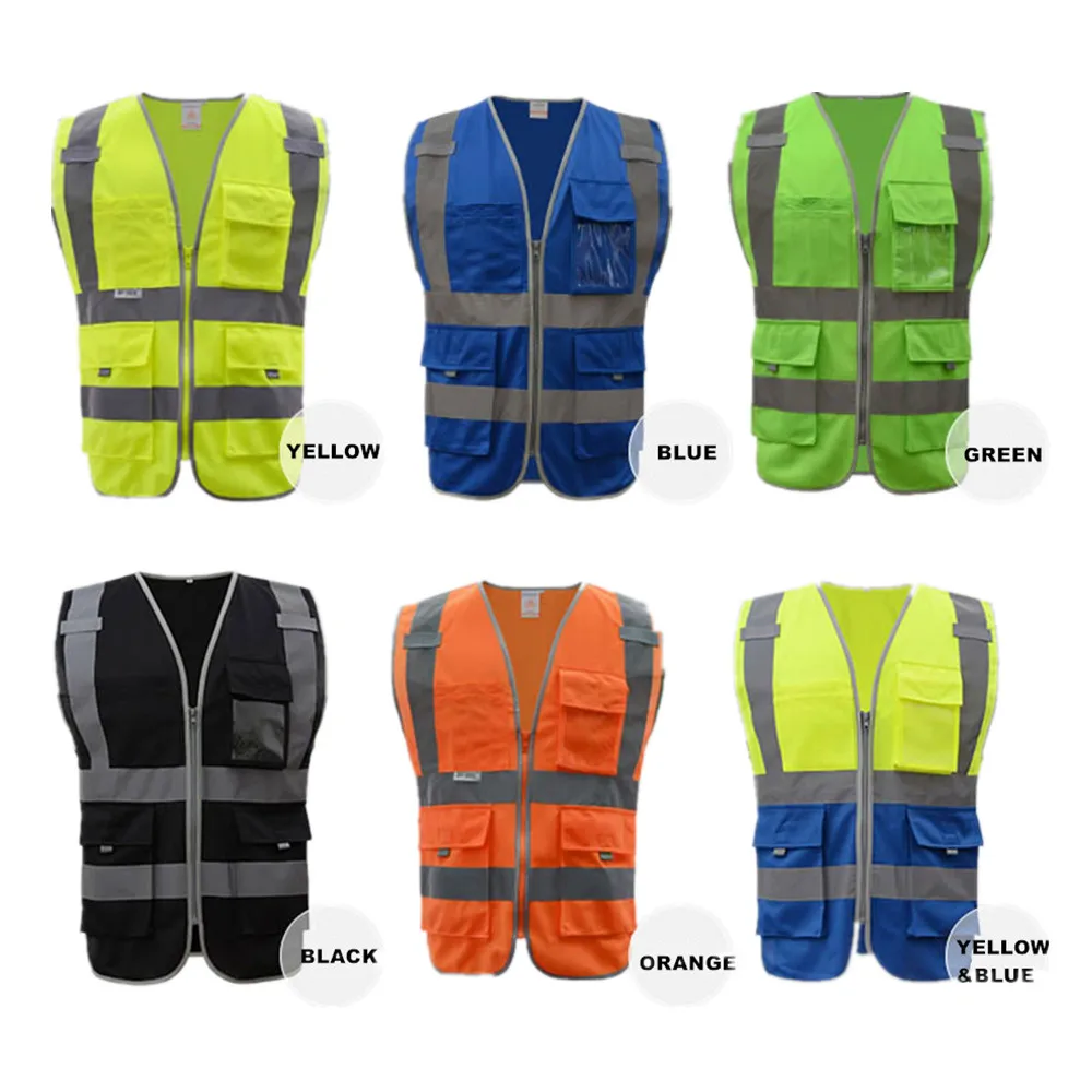 SFvest High visibility vest reflective workwear safety312312312312