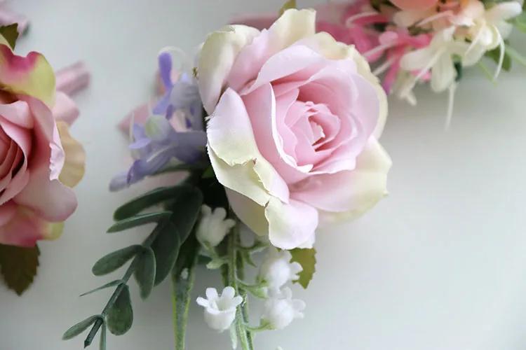 30065-pink wrist corsage boutonniere wedding  (5)