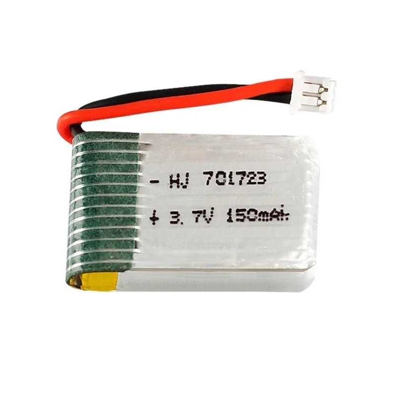 150mah 3,7 v батарея для H20 RC Квадрокоптер запасные части 150mah 3,7 v LIPO батарея для U839 S8 M67 YD927 1,25 мм разъем 701723