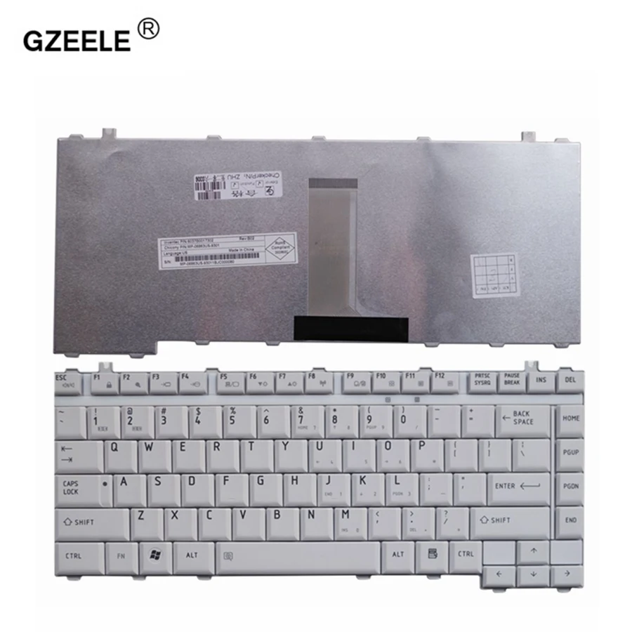 GZEELE США Новый ноутбук клавиатура для Toshiba Satellite A200 L331 M216 L323 L322 A203 A205 A210 A215 M207 английский заменить keybaords