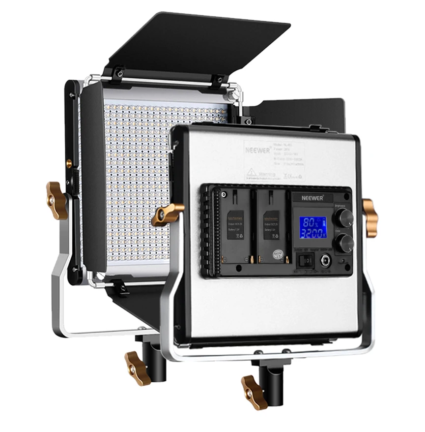 Neewer модернизированная 480 светодиодный панель, Dimmanable двухцветный светодиодный светильник для видеосъемки с экраном, студийная видеосъемка