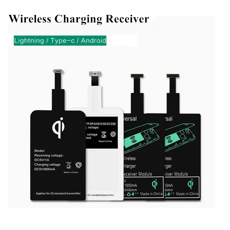

Qi Wireless Charger for iphone 8 Micro USB Charger mobile phone charger Type-C Coil Pad Transmitter Charger for samsung galaxyS9