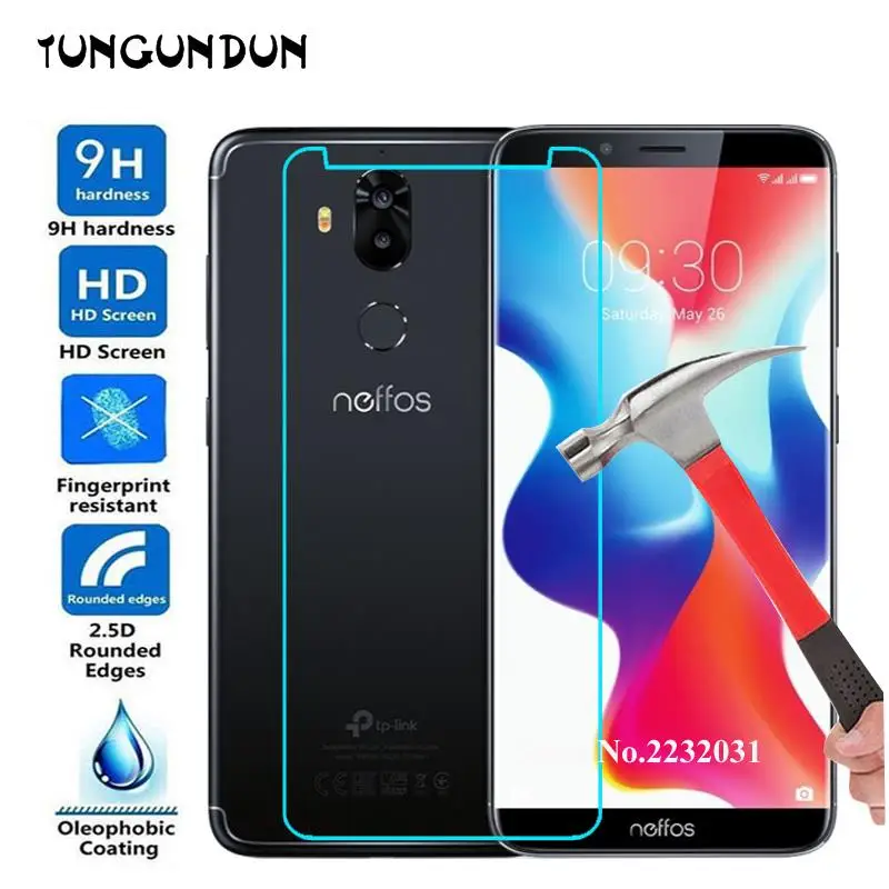 

For TP-Link Neffos X9 Glass Screen Protective Tempered Glass for TP-Link Neffos X9 Screen Protector Phone Film Anti-Scratch