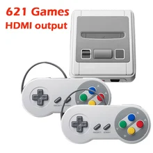 Мини 621 игровая консоль HDMI выход Встроенный 621 ретро классические игры ТВ игровая консоль двойные ручные контроллеры Видео игровой плеер