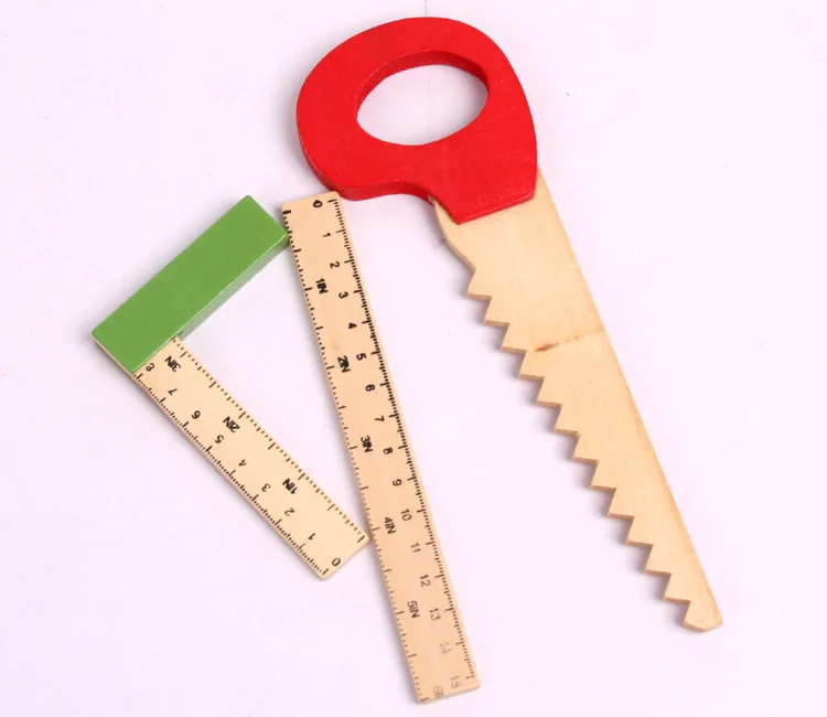  Children Pretend Play Toy Wooden Simulation Maintenance Toolbox Nut Dismantling Toys Baby Play Puzz