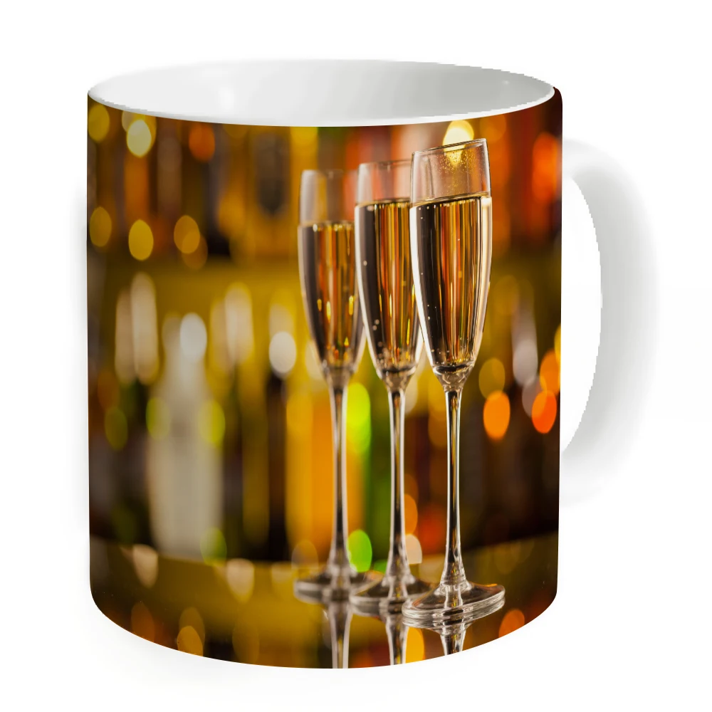 Ceramic Fancy Mugs Coffee Tea Milk Juice Water Mug Unique Cup Lighting