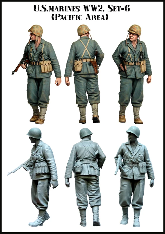 

[tuskmodel] 1 35 scale resin model figures kit The US army E069