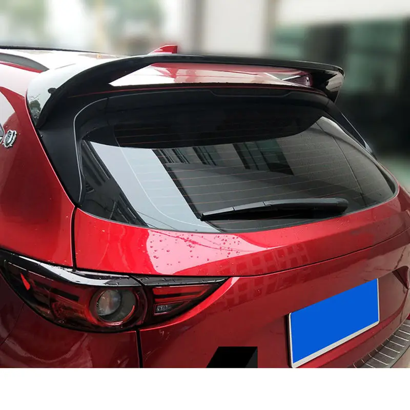 

ABS-Tail-Fins-Cover-Trim-Rear-Spoiler-Fits-For-Mazda-CX-5-CX5-2017-2018