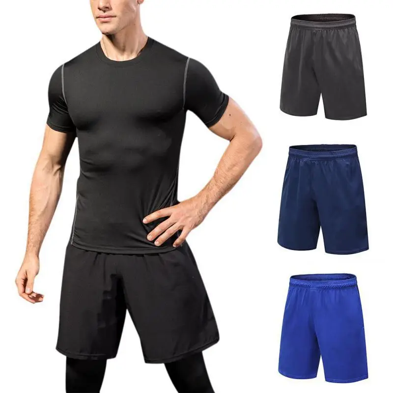 Мужские баскетбольные спортивные шорты для бега, мужские баскетбольные шорты, быстросохнущие дышащие Однотонные эластичные спортивные шорты для мужчин imsb