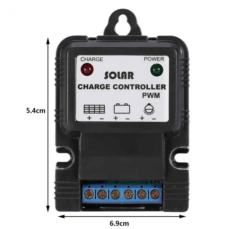 PWM 6 V/12 V 3A солнечная панель регулятор зарядного устройства с Светодиодный индикатор Контроллер заряда солнечной батареи Контроллер новое поступление