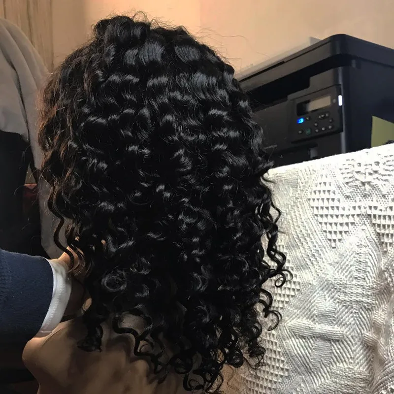 360 Синтетические волосы на кружеве al парик свободные вьющиеся человеческие волосы парик с ребенком волос 13x6 Синтетические волосы на кружеве парики для чернокожих Для женщин бразильский человеческих волос