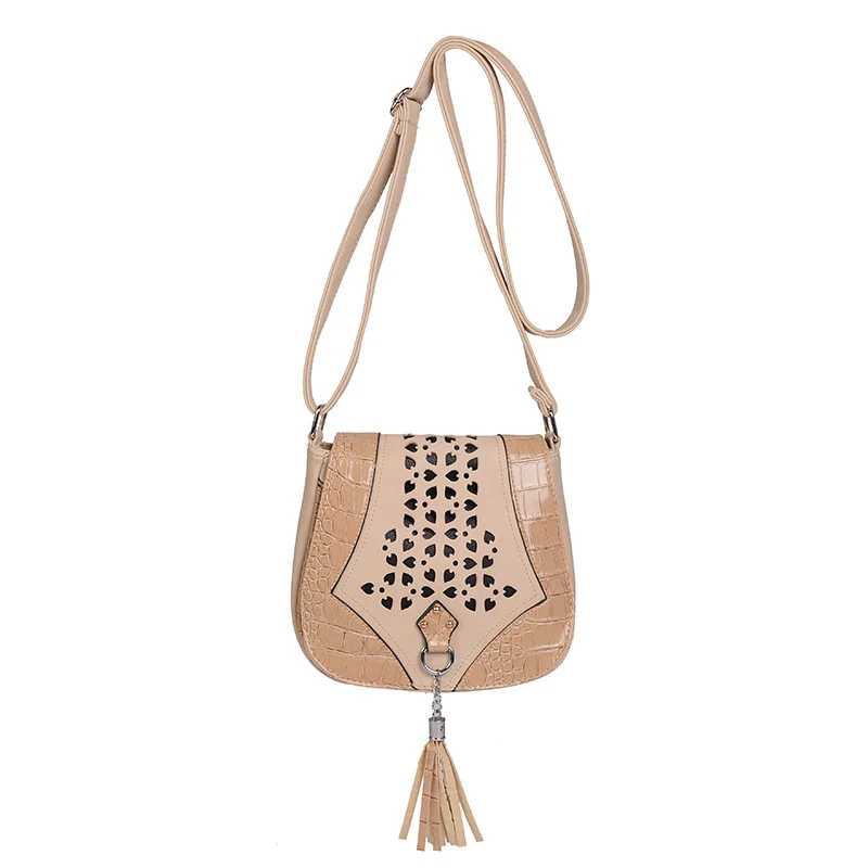 Ladies Vintage Hollow Design Handbag Brand Casual Bohemian Shoulder