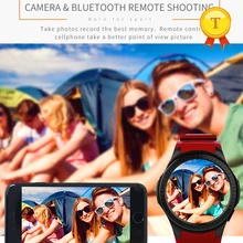 Высокое качество спортивные слуховой ритм монитор Bluetooth Смарт часы с камерой Facebook whatsapp долгое время ожидания для Android ios