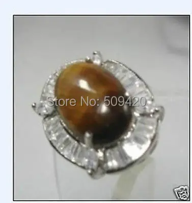 Xfs20141er > красивая тигровый глаз камень кристалл кольцо 7 8 9