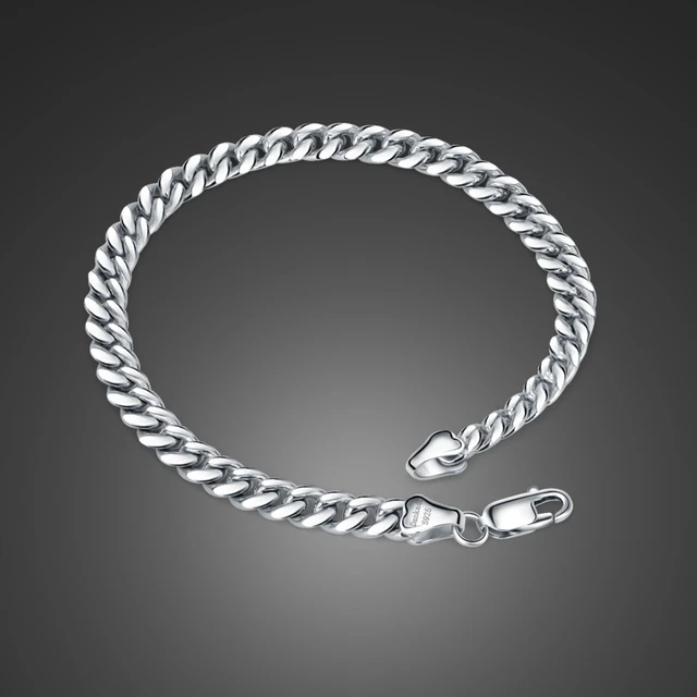 M Men Style Crystal, Stainless Steel Crystal Sterling Silver Bracelet Price  in India - Buy M Men Style Crystal, Stainless Steel Crystal Sterling Silver  Bracelet Online at Best Prices in India |