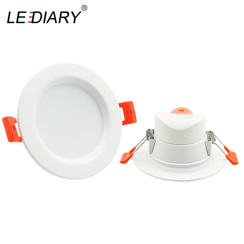 LEDIARY SMD LED Downlights 5W 7W 12W 15W 20W 110V-240V White Ceiling Spot Lamp 75mm Cut Hole No Flicker Lighting Fixtures