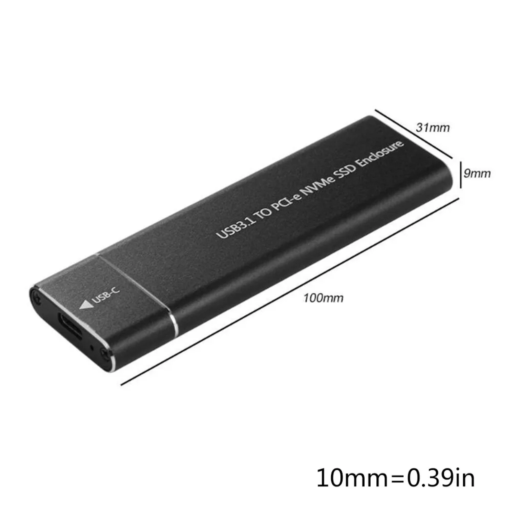 USB3.1 Type C к M.2 M ключ NVMe PCIE SSD корпус твердотельного накопителя чехол 10 Гбит/с M2 2280