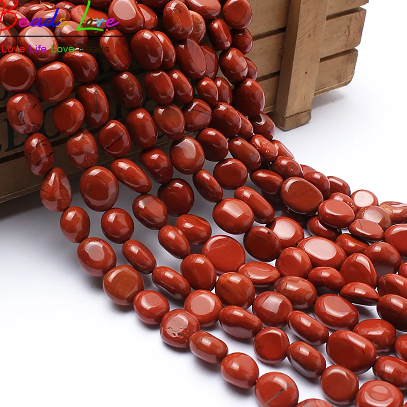 

8-10mm Irregular Red River Stone Beads 15inches Natural Shaped Stone Beads For Jewelry Making Free Shipping