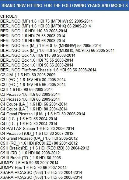 For Peugeot 206 207 307 308 407 1.6 HDI EGR Valve 1618.NR 161859 6NU010171-101 1618.59 9685640480 1618NR 1338675 5S6Q9D475AA