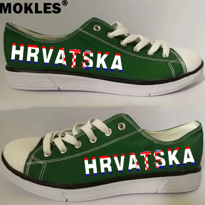 

CROATIA men shoes free custom name number nation flag croatian country hrvatska republic print logo female Unisex Couples shoes