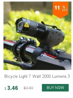 Top Bicycle Light 7 Watt 2000 Lumens 3 Mode Bike Q5 LED cycling Front Light Bike lights Lamp Torch Waterproof ZOOM flashlight 5