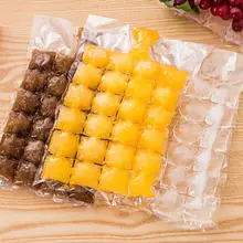 Творческий одноразовый лед пакеты для кубиков замороженный сок прозрачная печать пакет льды решений плесень Лето DIY питьевой ложемент SN1226