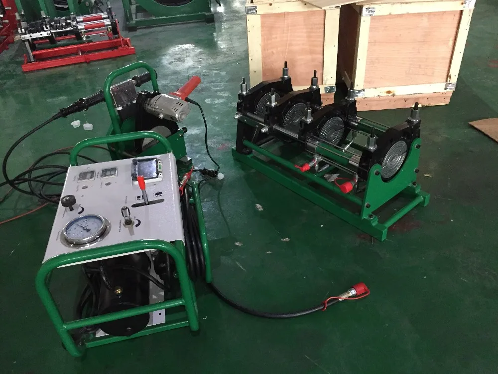 SWT-B160/50H hydraulic automatic Hdpe pipe thermo fusion welding machine