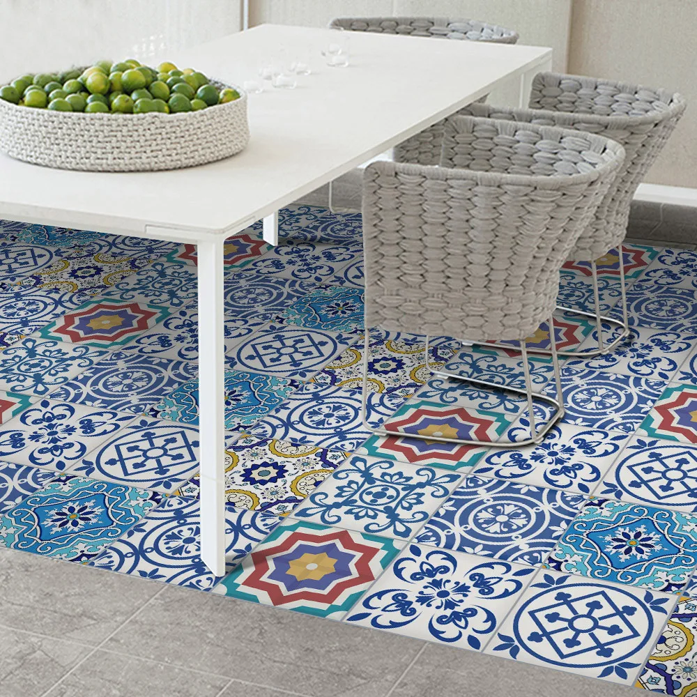 Самоклеющаяся Наклейка на стену в европейском стиле 25 шт. виниловая Напольная