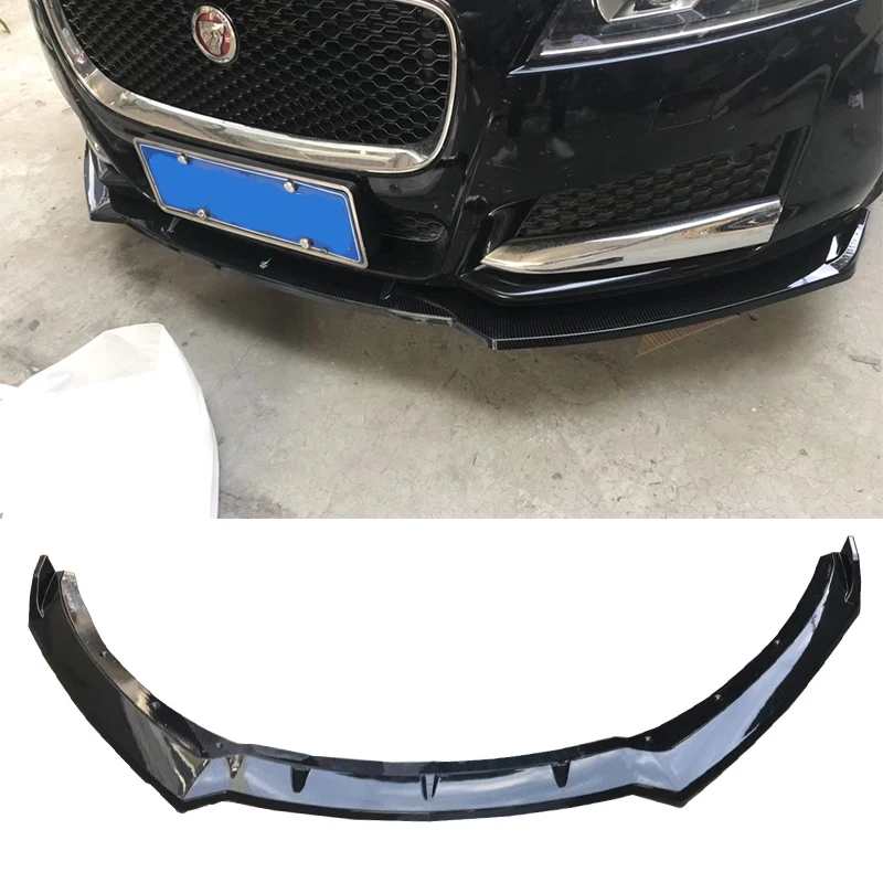 

high quality Carbon fiber or ABS material Front Bumper Chin Lip Spoiler for Jaguar XF 2016 2017 2018 Tuning Parts