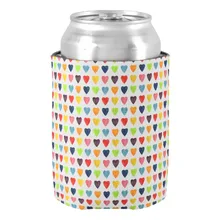 Девушка любовник милый подарок на день рождения Акварельный узор сердца может охладить Свадебный декор аксессуары пара пива изолятор напитка