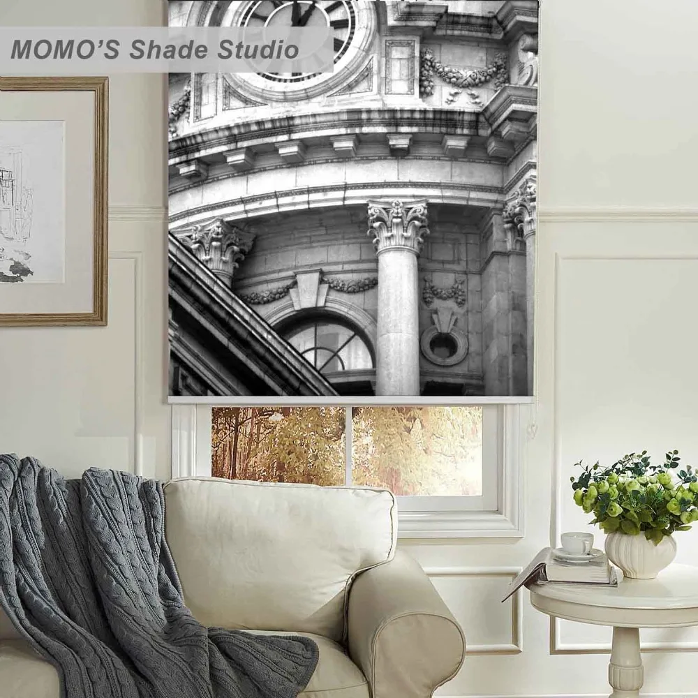 MOMOThermalInsulatedBlackoutFabricCustomScenicWindowCurtains