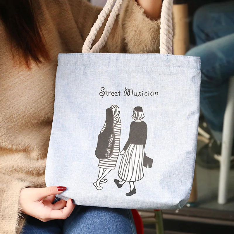 1025 قماش الكتف حقيبة التخزين رسول حقيبة قماش قنب