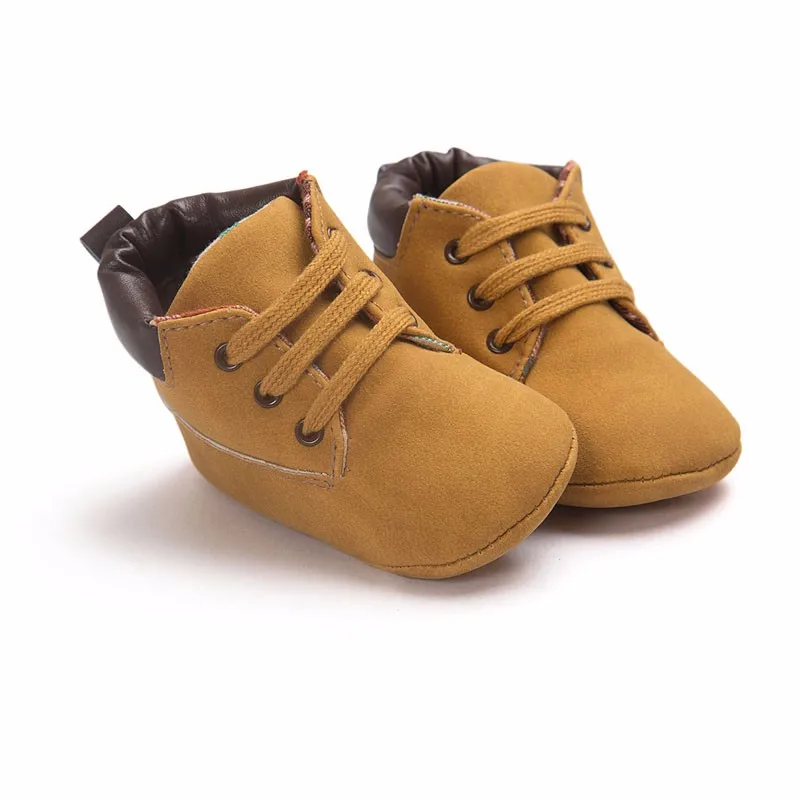 Baby Solid Leather Boots