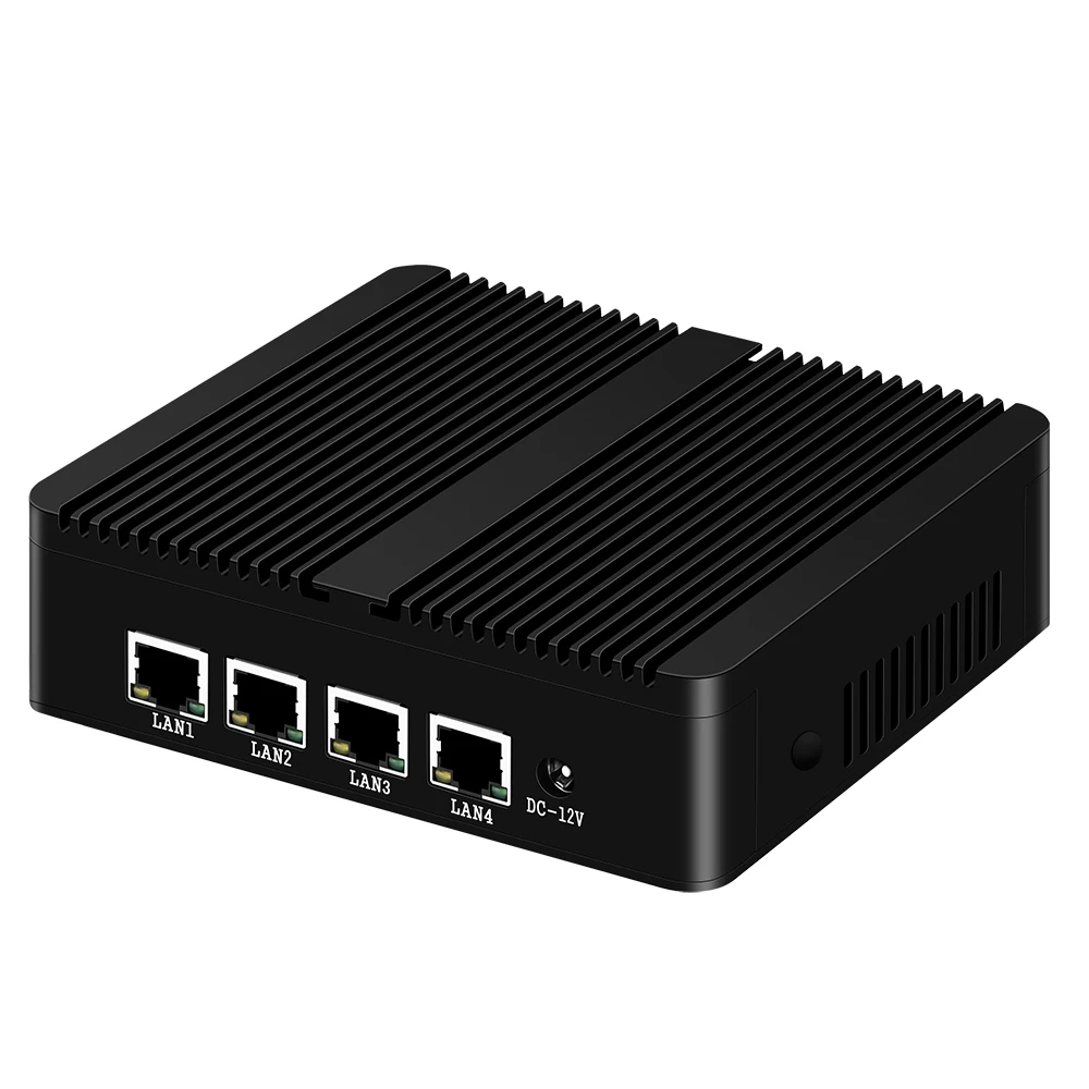 Intel Celeron J1900 Pfsense мини-маршрутизатор брандмауэра для ПК четырехъядерный 4-ядерный процессор Intel i211AT Gigabit Ethernet NIC без вентилятора Barebone