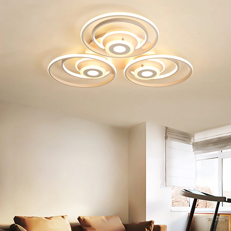 

Chandelierrec Modern Flower Shape LED Chandeliers AC85-265V Home Lighting Fixtures For Living Room Bedroom Ceiling Chandeliers